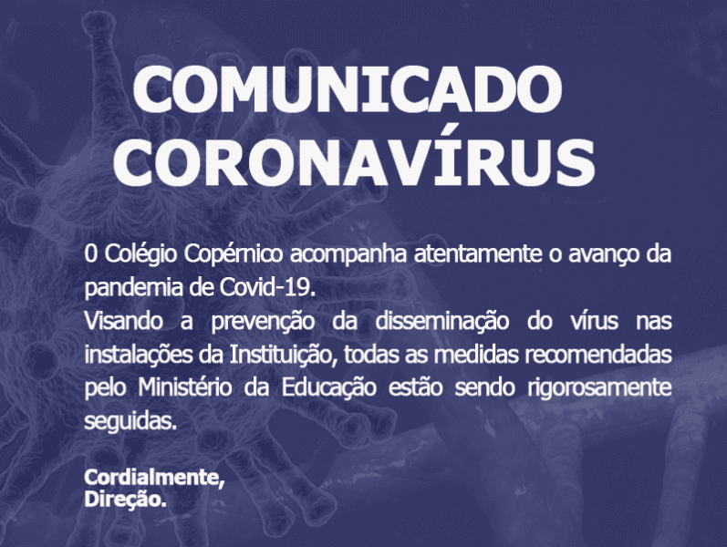Comunicado Coronavírus