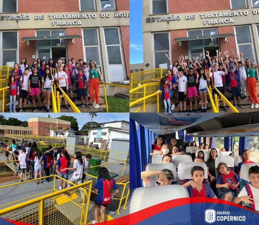 Alunos do quinto ano A realizam visita técnica à Sabesp