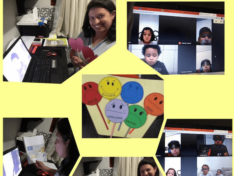 Aulas virtuais com o Infantil e F...