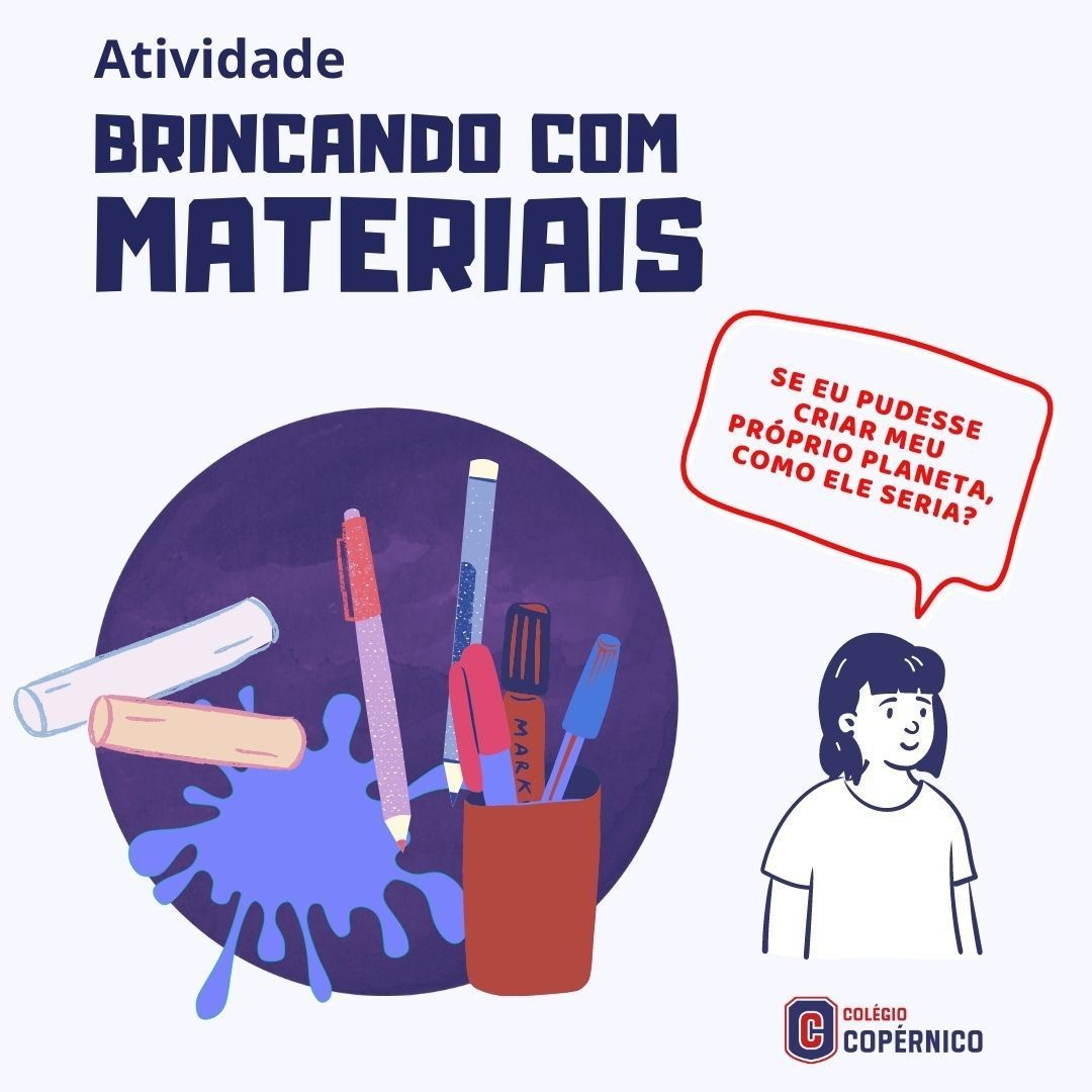Brincando com materiais
