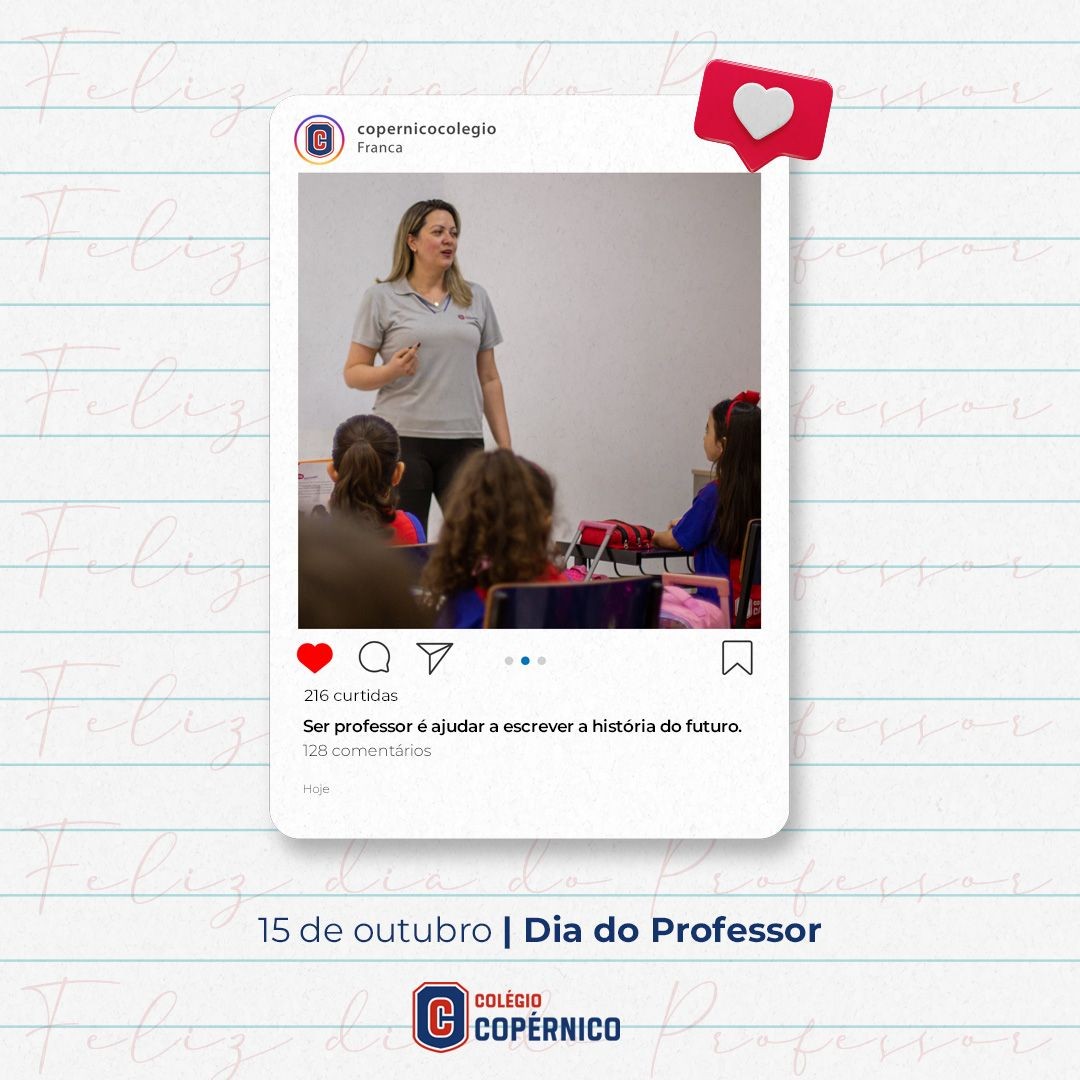 Feliz Dia do Professor